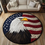 Eagle Spirit Round Mat Rug - Nature Design | Serene Home Decor