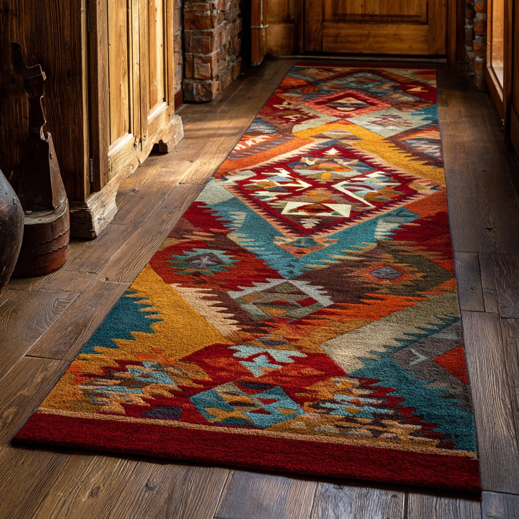 Earth Echo Runner Carpet Runner Rug - Cute Pet Design | Animal Printed Runner Rug