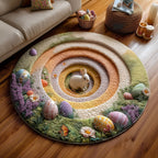 Easter Joy Round Mat Rug - Nature Design | Serene Home Decor