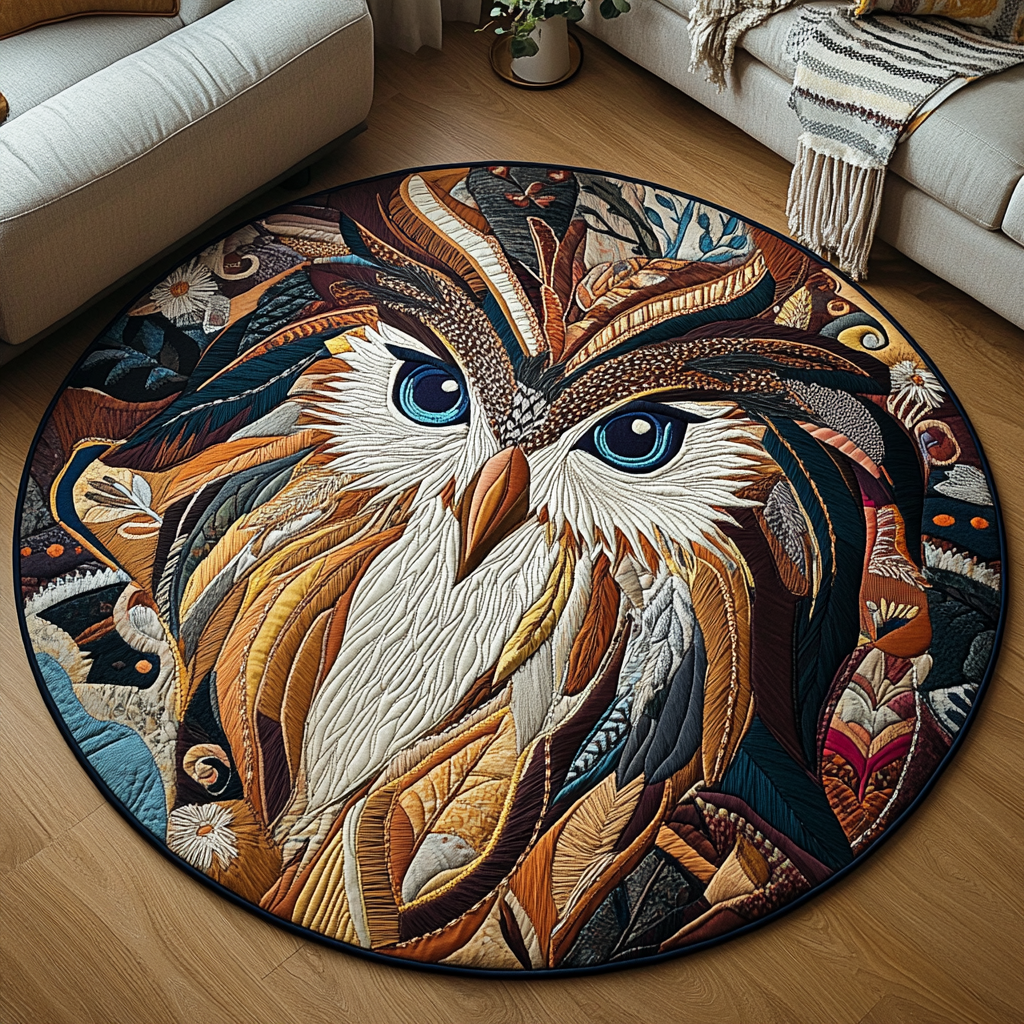 Echoes of the Ancients Round Mat Rug NCU0DK1000