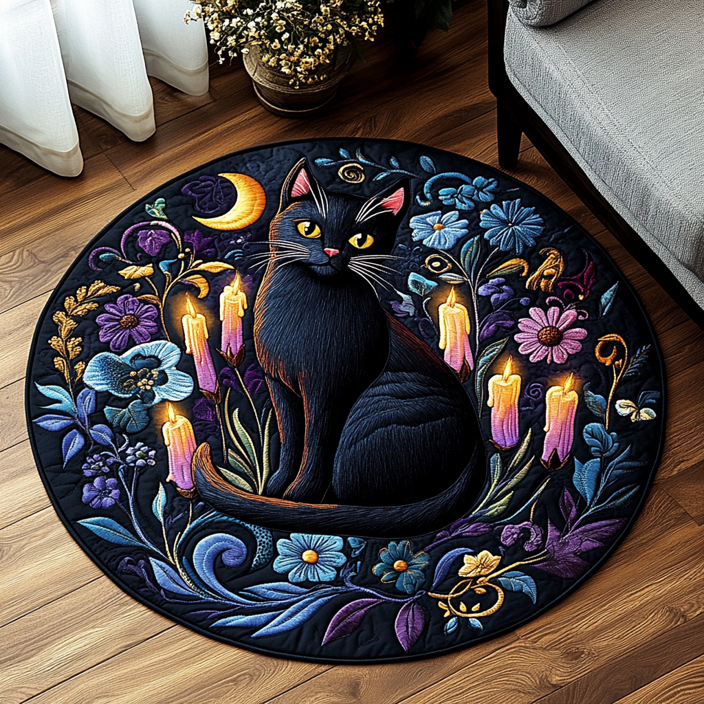 Eclipse Elegance Round Mat Rug NCU0DV3284