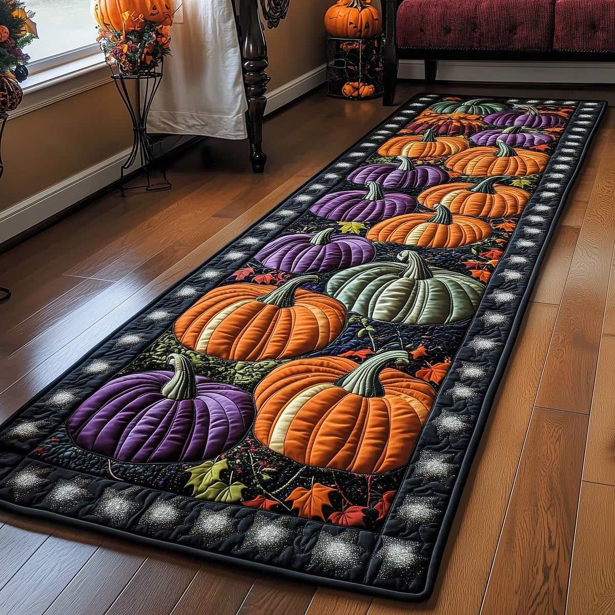 Eerie Glow Runner Rug - Nature Design | Serene Runner Rug