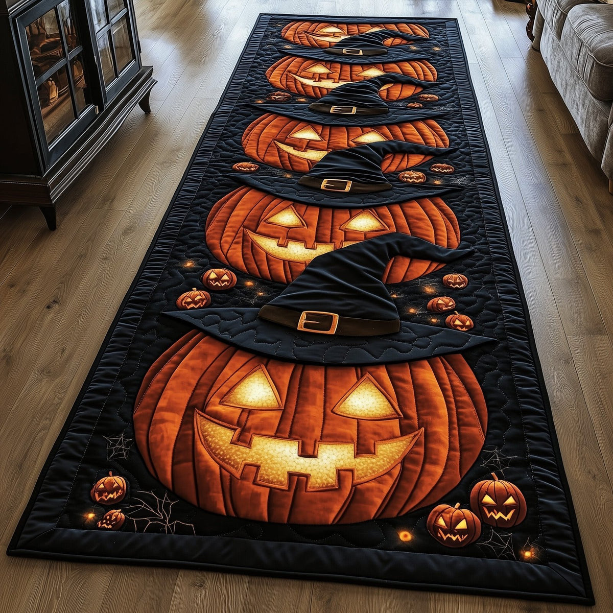 Eerie Glow Runner Rug - Nature Design | Serene Runner Rug
