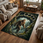 Elder Shadow area rug in a living room