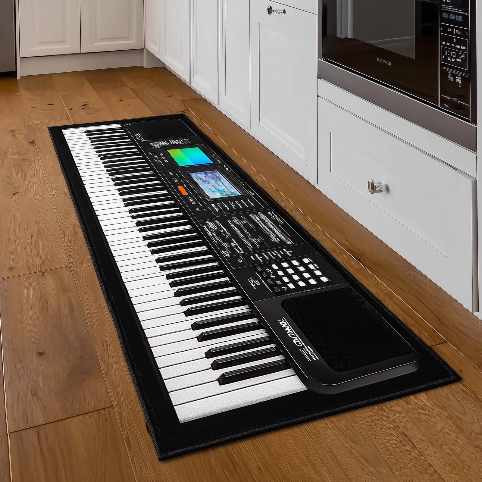 Electronic Keyboard Runner Rug - Nature Design | Serene Runner Rug