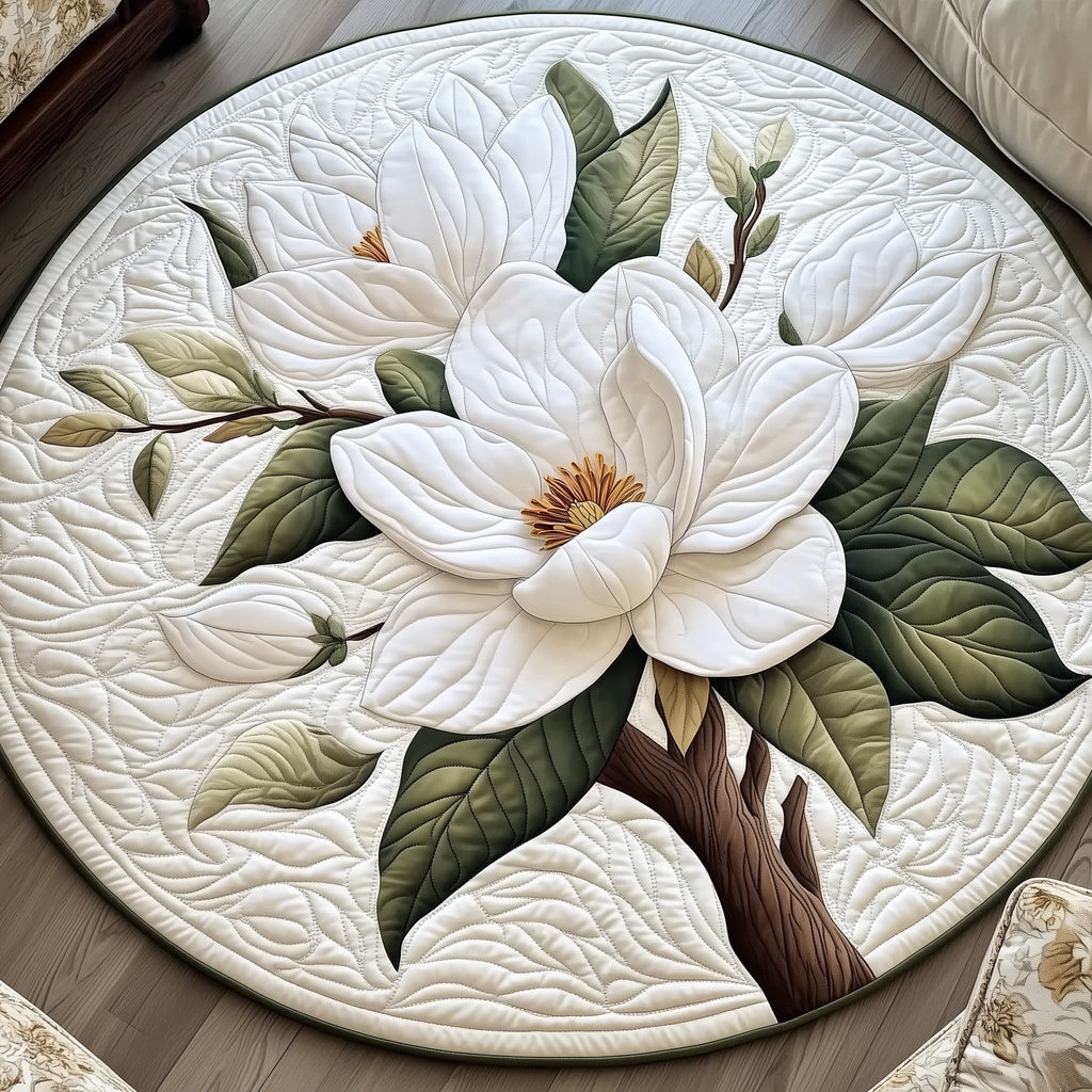 Elegant Blooms Round Mat Rug GFTOTL5062