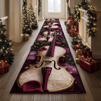 Elegant Violin Runner Rug - Music Lover Design | Artistic Printed Runner Rug