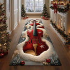 Elegant Violin Runner Rug - Music Lover Design | Artistic Printed Runner Rug