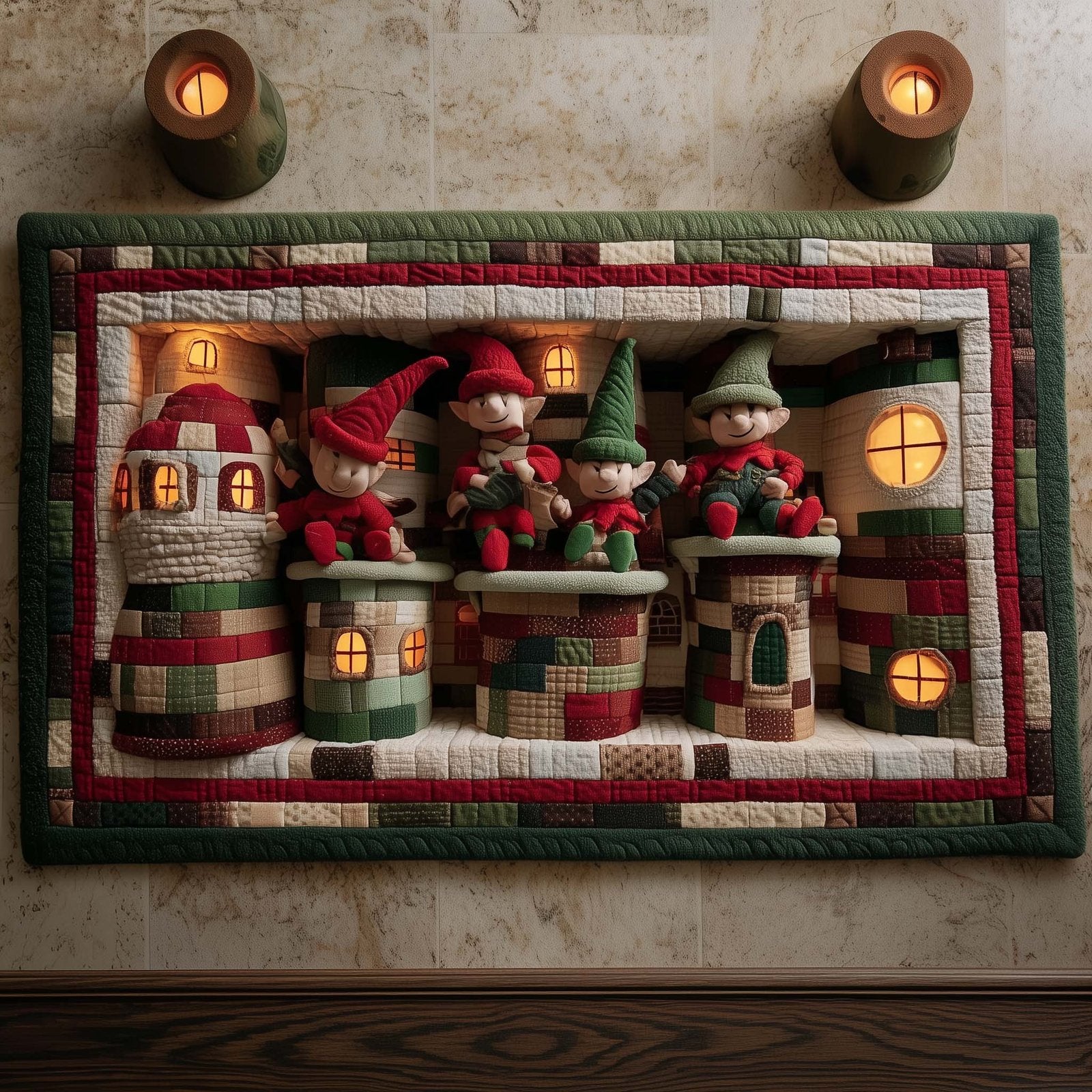 Elf Workshop Doormat - Nature Design | Printed Welcome Doormat