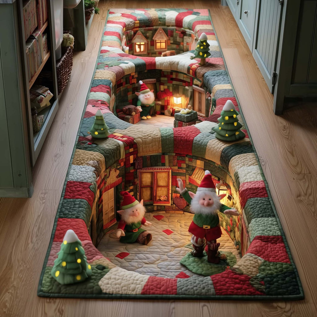 Elf Workshop Runner Rug - Nature Design | Serene Runner Rug