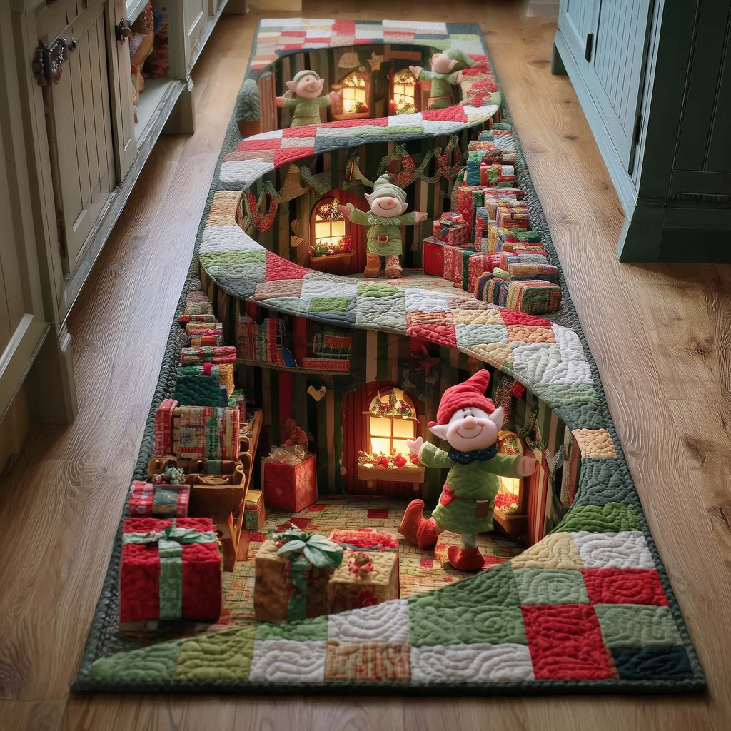 Elf Workshop Runner Rug - Nature Design | Serene Runner Rug