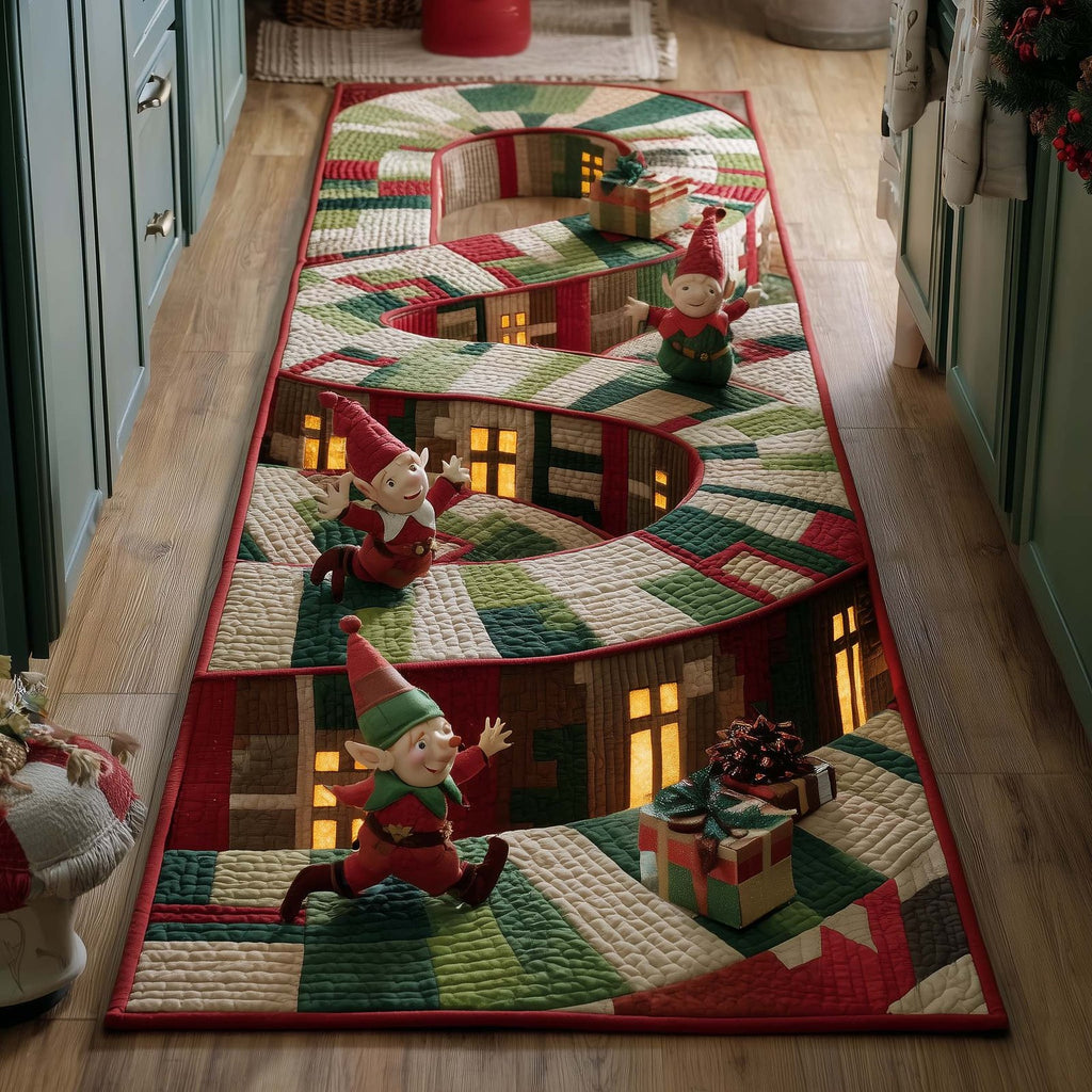 Elf Workshop Runner Rug - Nature Design | Serene Runner Rug