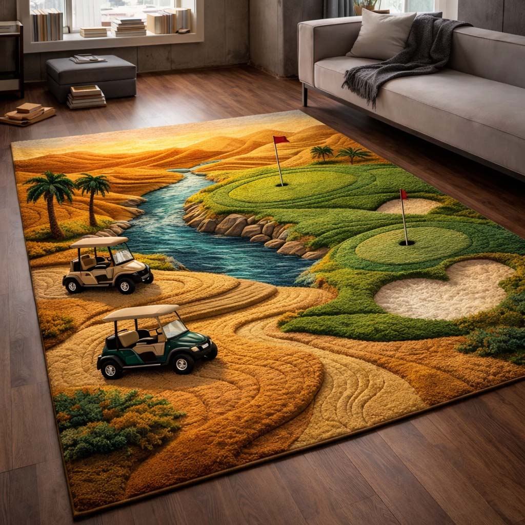 Elite Fairway area rug in a living room