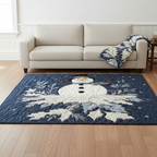 Elves Helper area rug in a living room