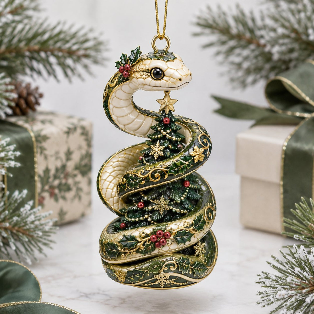 Winged Whisper Window Hanging Suncatcher Christmas Ornament