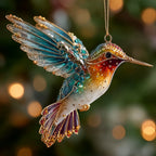 Emerald Glow Christmas Ornament