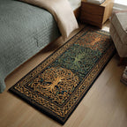 Emerald Grove Runner Carpet Runner Rug - Cute Pet Design | Animal Printed Runner Rug