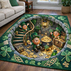 Emerald Heritage area rug in a living room
