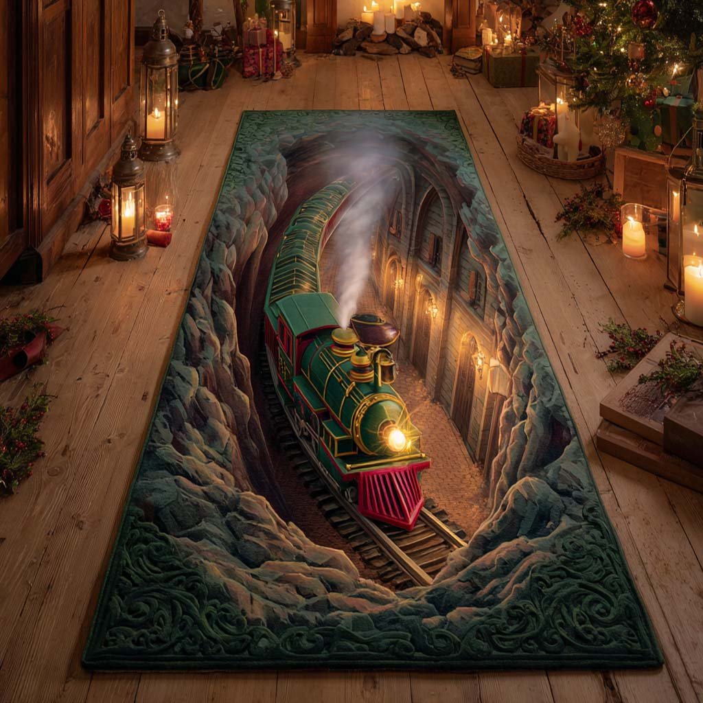 Emerald Route Runner Carpet Runner Rug - Cute Pet Design | Animal Printed Runner Rug