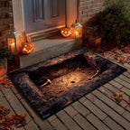 Empty Grave Doormat - washable non-slip printed rug