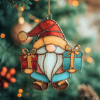 Enchanted Gnome Christmas Ornament