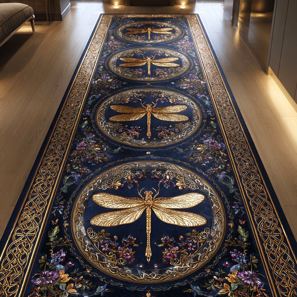 Enchanted Garden Runner Carpet Runner Rug - Cute Pet Design | Animal Printed Runner Rug