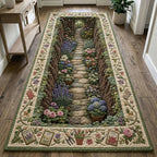 Enchanted Garden Tunnel Walk Runner Rug - Nature Design | Serene Runner Rug