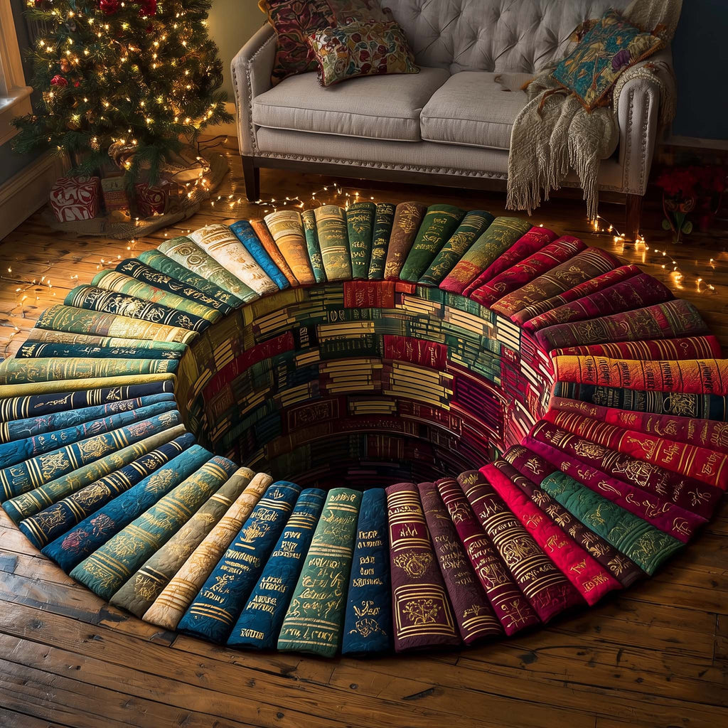 Enchanted Library Round Mat Rug GFTOTP15178