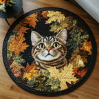 Enchanted Nook Round Mat Rug - washable non-slip printed rug