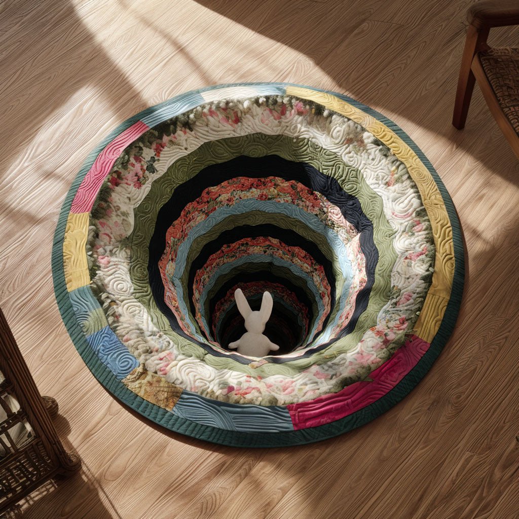 Enchanted Spring Portal Round Mat Rug - Nature Design | Serene Home Decor