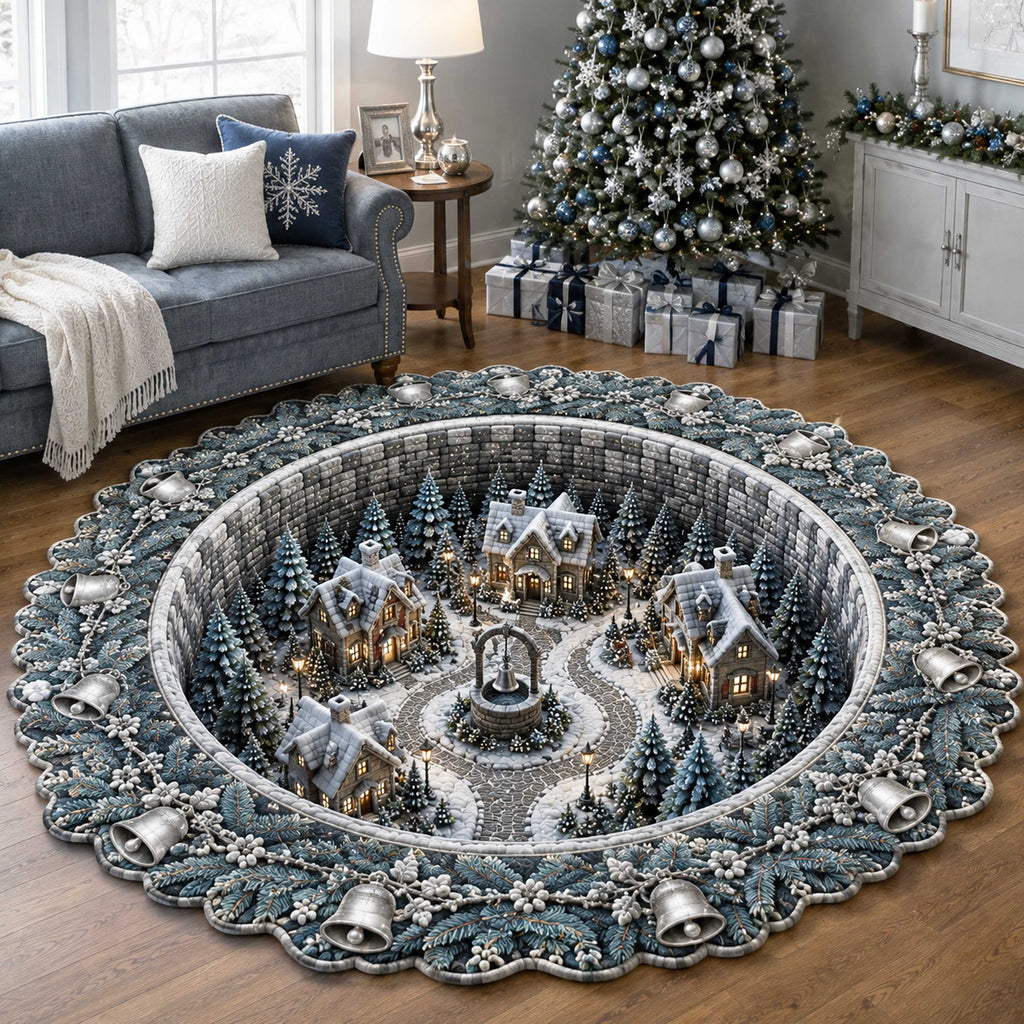 Enchanted Wonderland Custom Shape Area Rug - Nature Design | Die-Cut Non-Slip Rug - washable non-slip printed rug