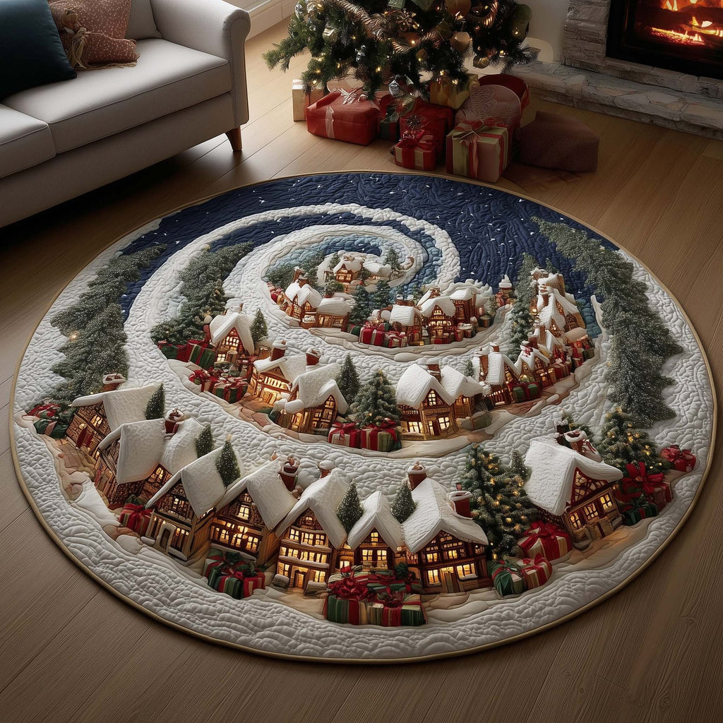 Enchanted Wonderland Round Mat Rug - Nature Design | Serene Home Decor