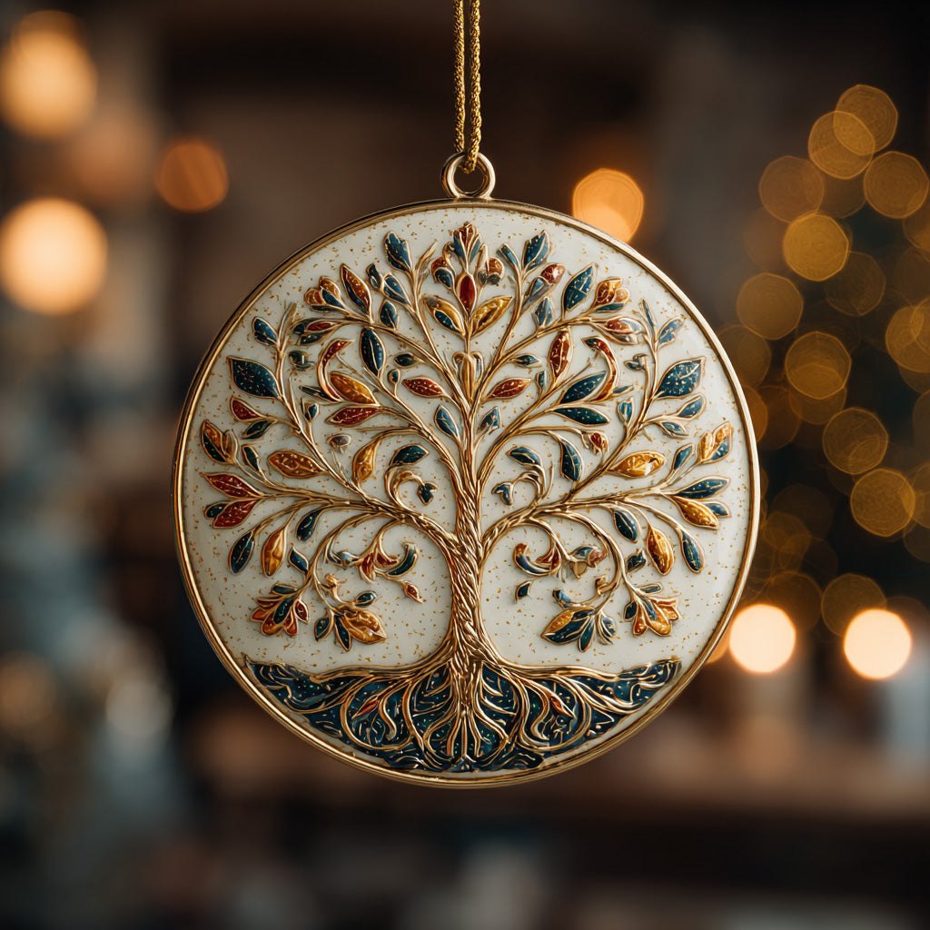 Eternal Tree of Life Christmas Ornament