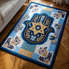 Eternal Blessings area rug in a living room
