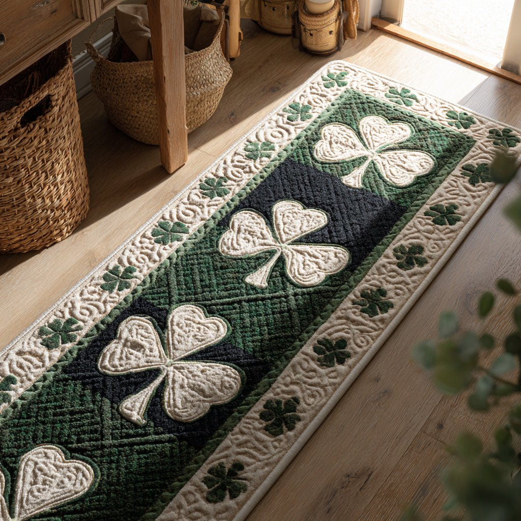 Eternal Evergreen Runner Carpet Runner Rug - Cute Pet Design | Animal Printed Runner Rug