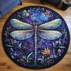 Ethereal Flutter Round Mat Rug - Nature Design | Serene Home Decor