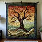 Evergreen Essence Round Mat Rug - washable non-slip printed rug
