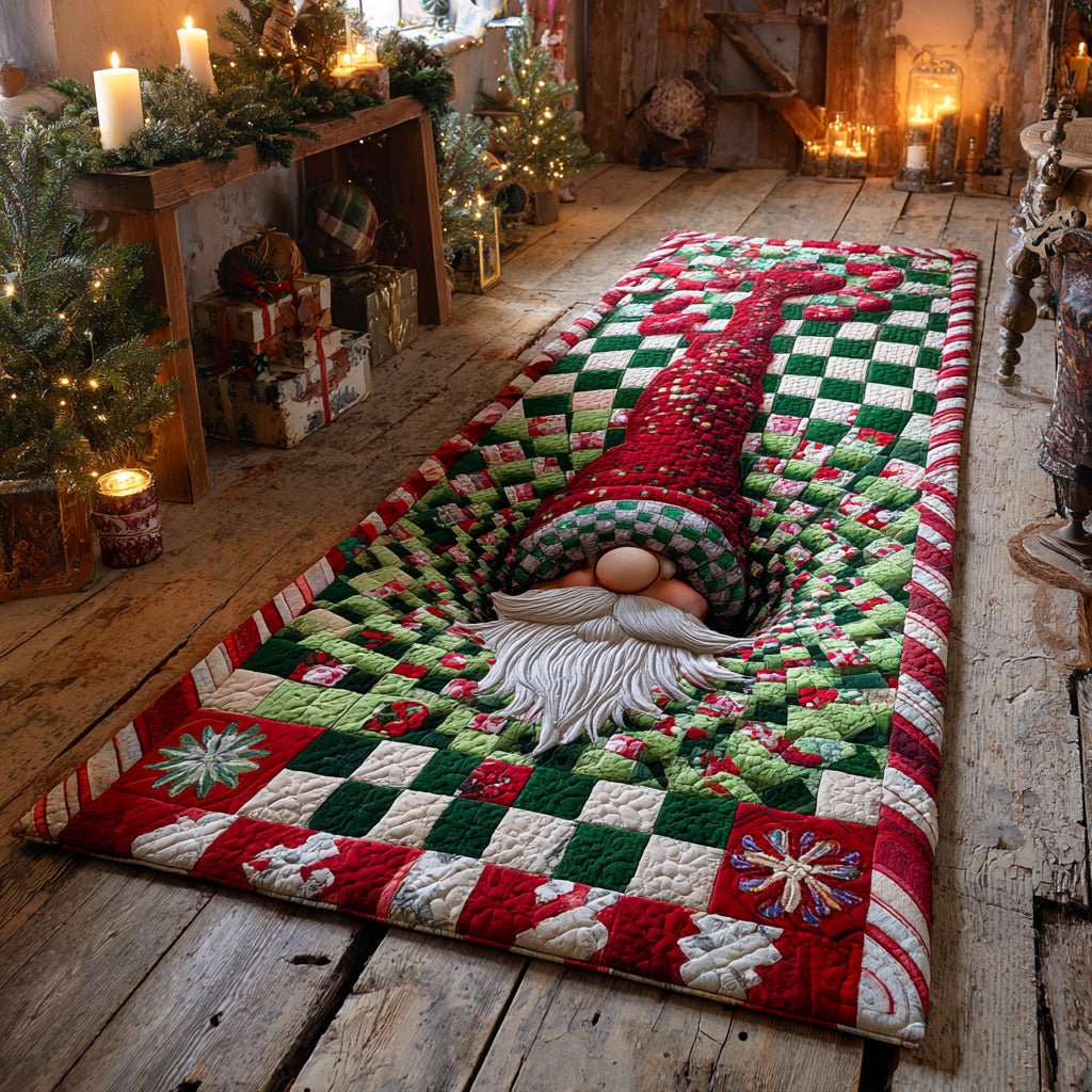 Evergreen Gnome Night Runner Carpet Runner Rug - Cute Pet Design | Animal Printed Runner Rug