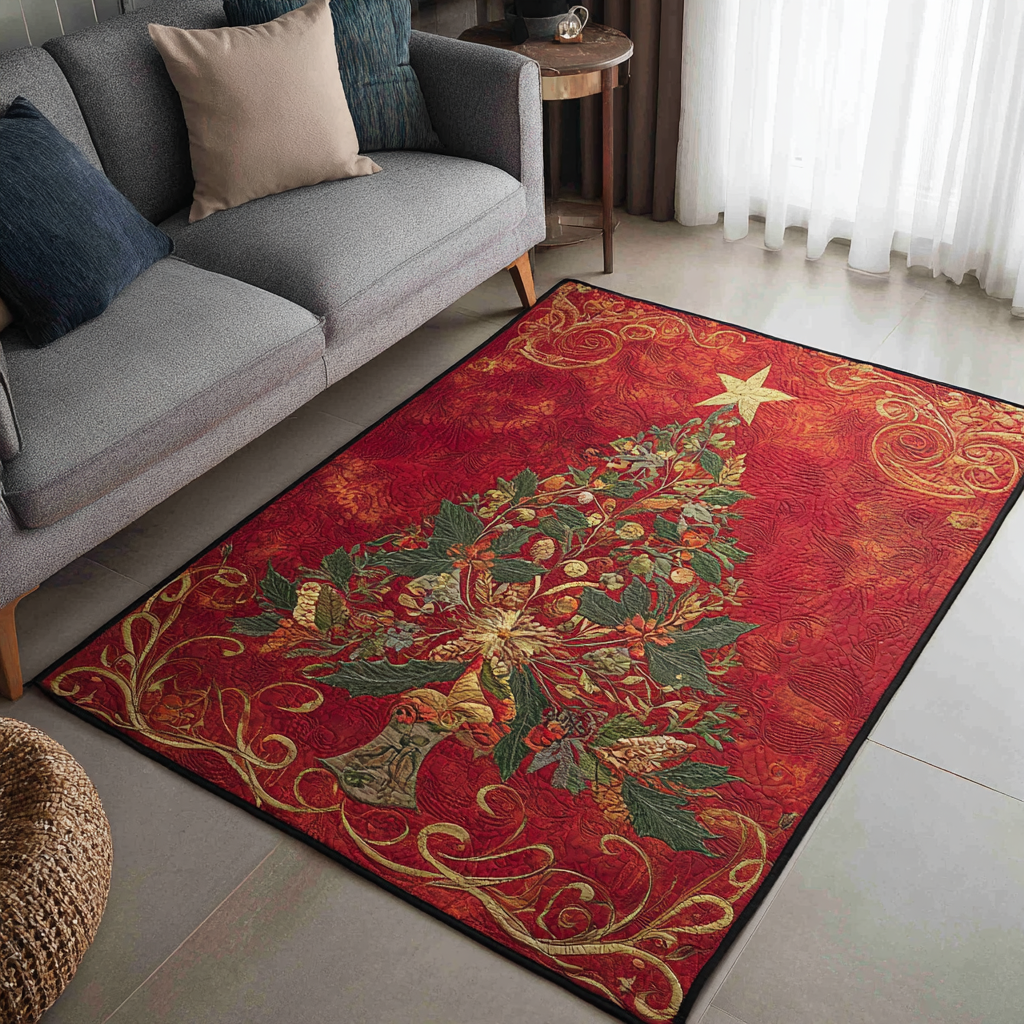 Evergreen Light area rug in a living room