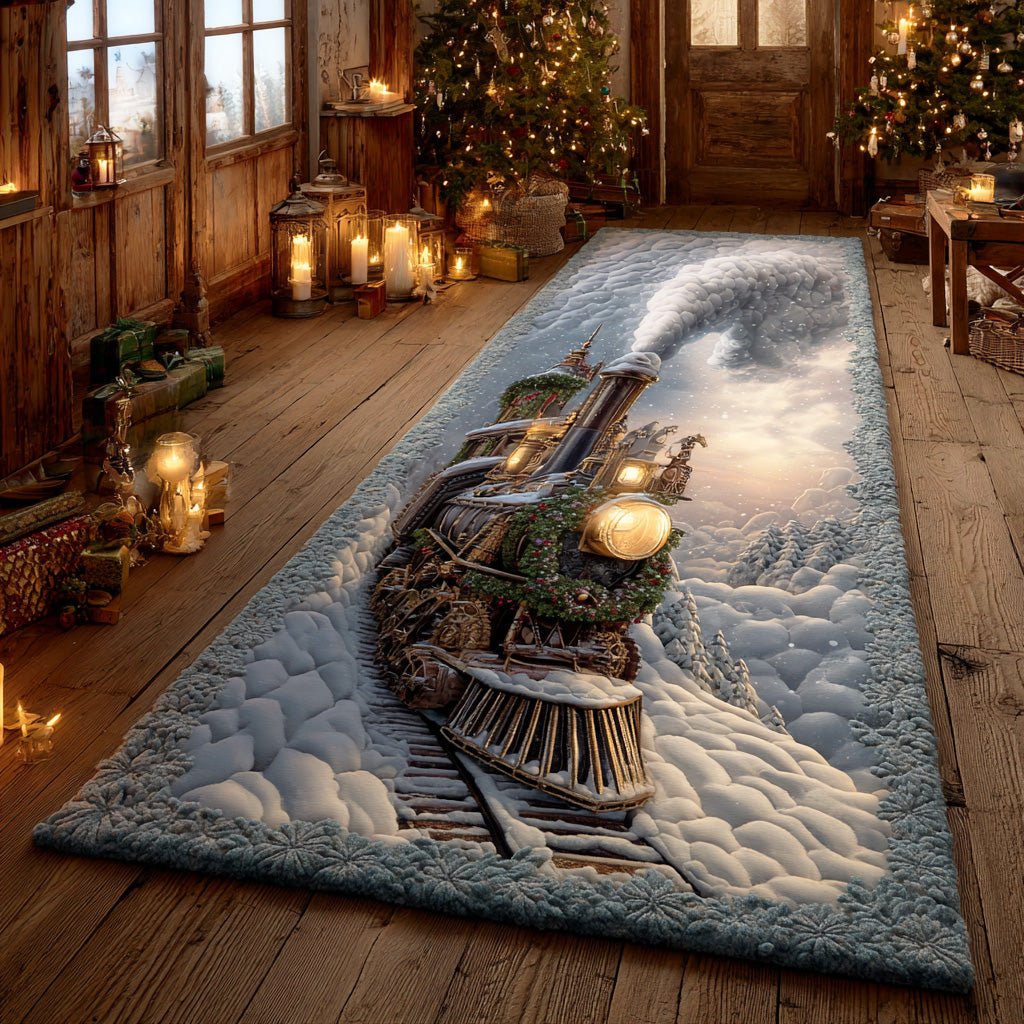 Evergreen Rail Journey Runner Carpet Runner Rug - Cute Pet Design | Animal Printed Runner Rug