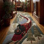 Evergreen Steamliner Runner Carpet Runner Rug - Cute Pet Design | Animal Printed Runner Rug