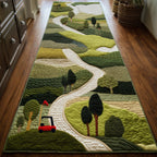 Fairway Dream Runner Rug - Nature Design | Serene Runner Rug