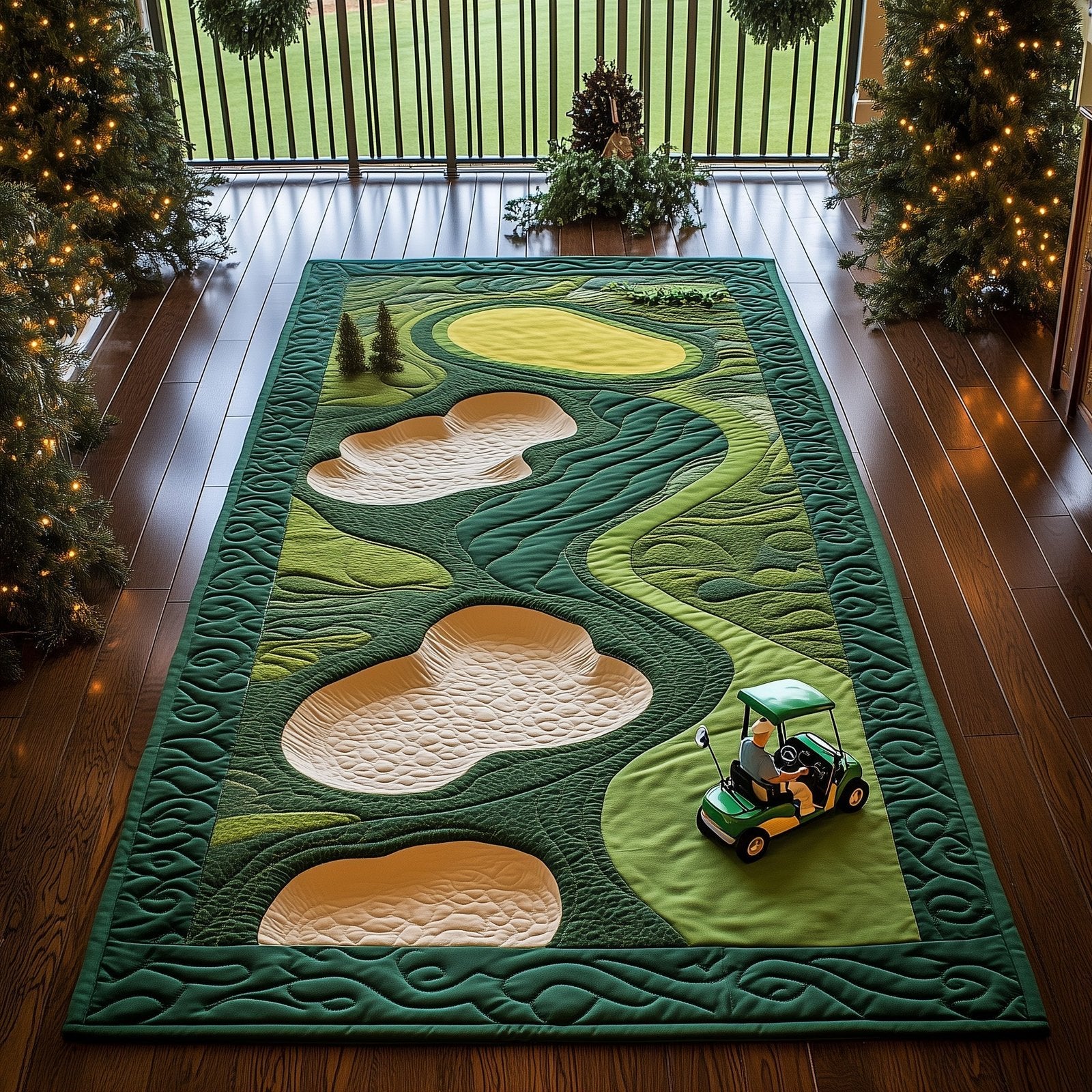 Fairway Dream Runner Rug - Nature Design | Serene Runner Rug