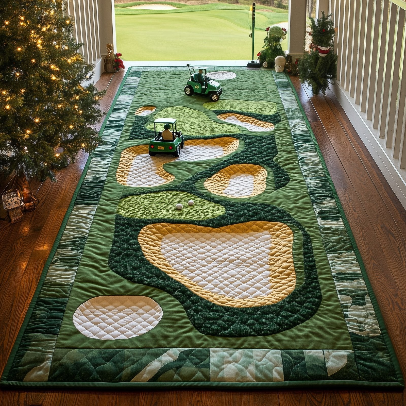 Fairway Dream Runner Rug - Nature Design | Serene Runner Rug