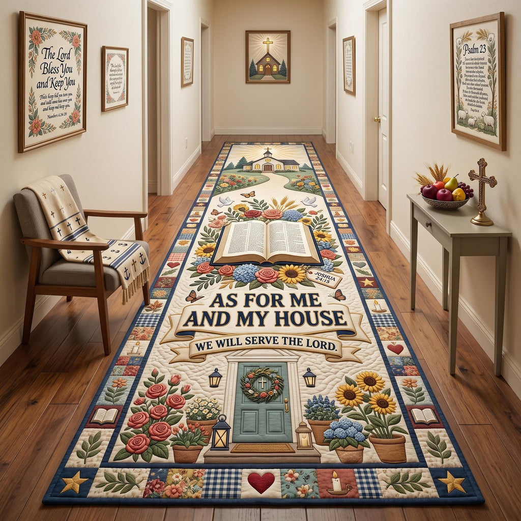 Faith Scripture Runner Rug - Nature Design | Serene Runner Rug