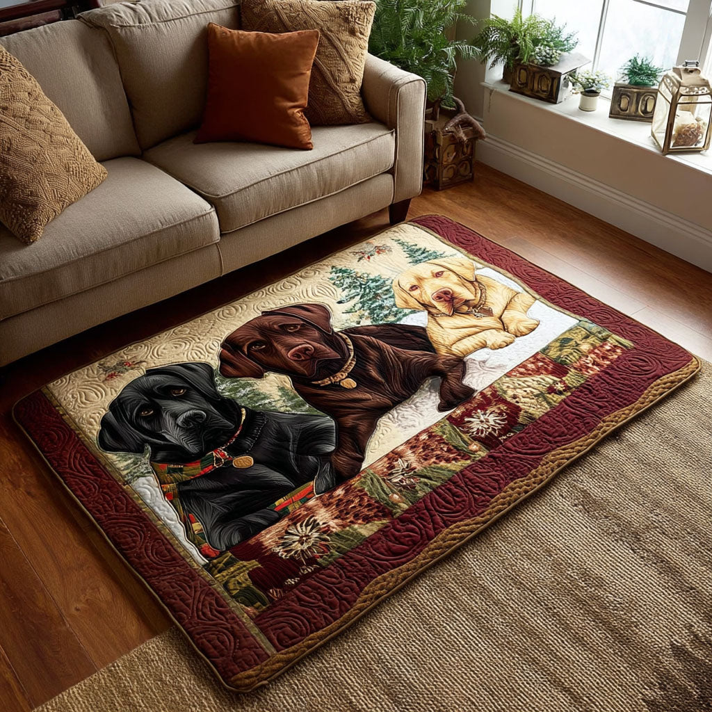 Faithful Fields area rug in a living room