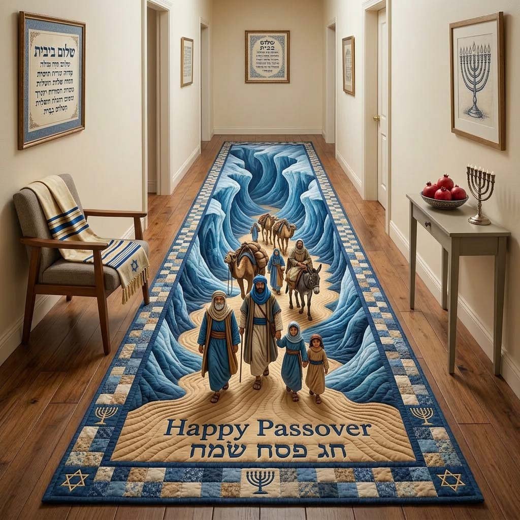 Faithful Walk Runner Rug - Nature Design | Serene Runner Rug