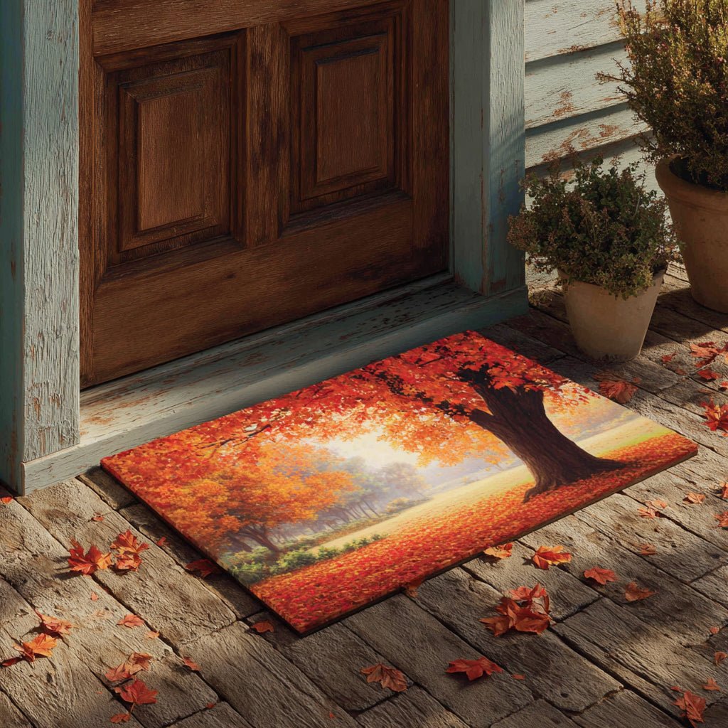 Fall Western Sunset Doormat - Nature Design | Printed Welcome Doormat