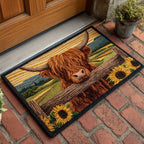 Farm Highland Cow Doormat - Nature Design | Printed Welcome Doormat
