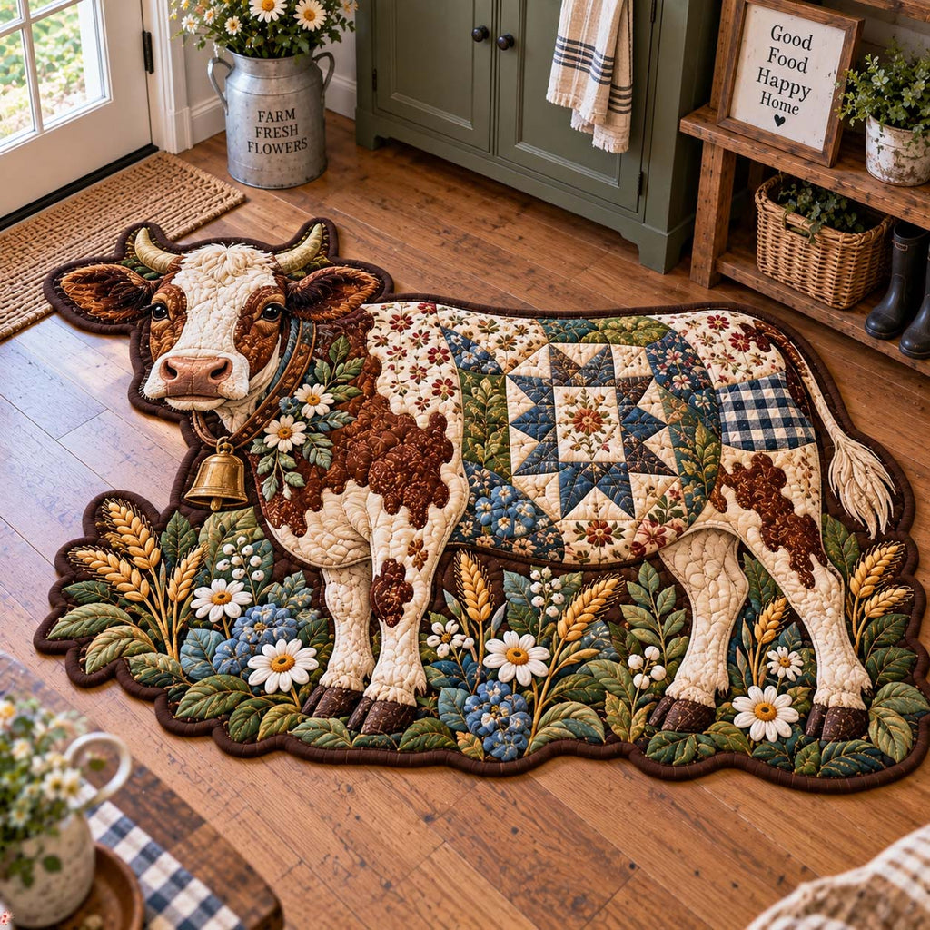 Farmhouse Harvest Custom Shape Area Rug - Farmhouse Design | Novelty Rug - washable non-slip printed rug